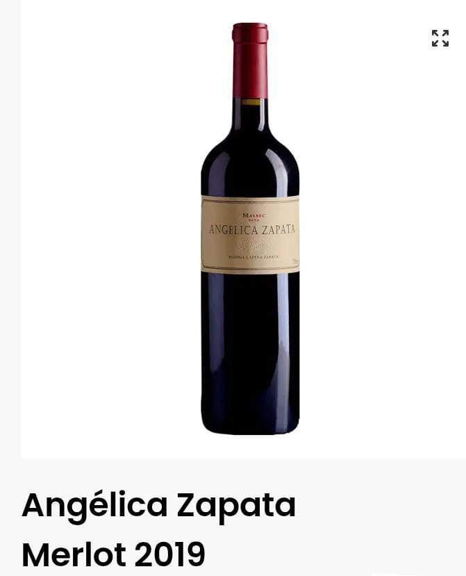 Angelica zapata merlot 2019
